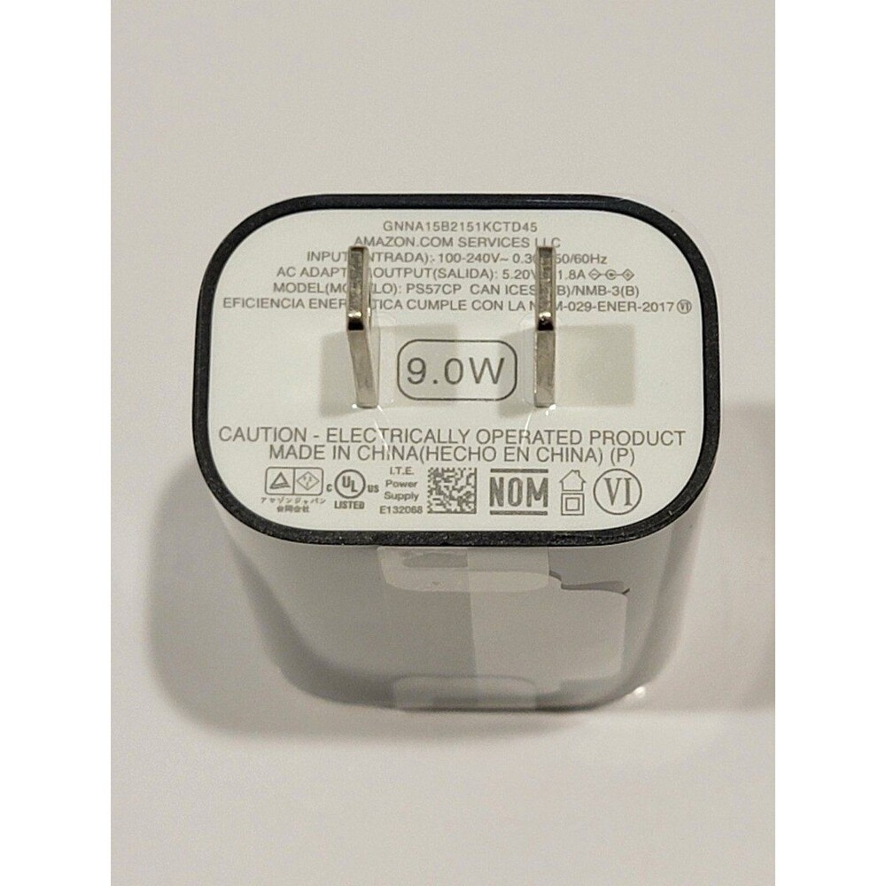 Genuine Amazon 9w Charger AC Adpater Fire Tablets Kindle eReaders Echo Dot